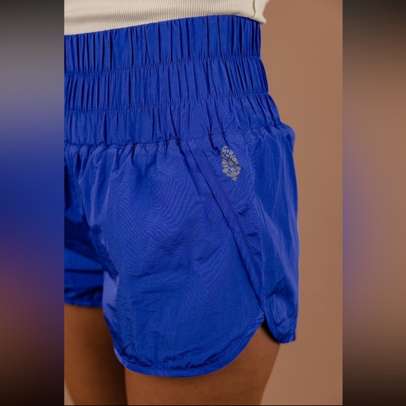 Free‎ People Medium Royal Blue The Way Home Shorts - Picture 1 of 8